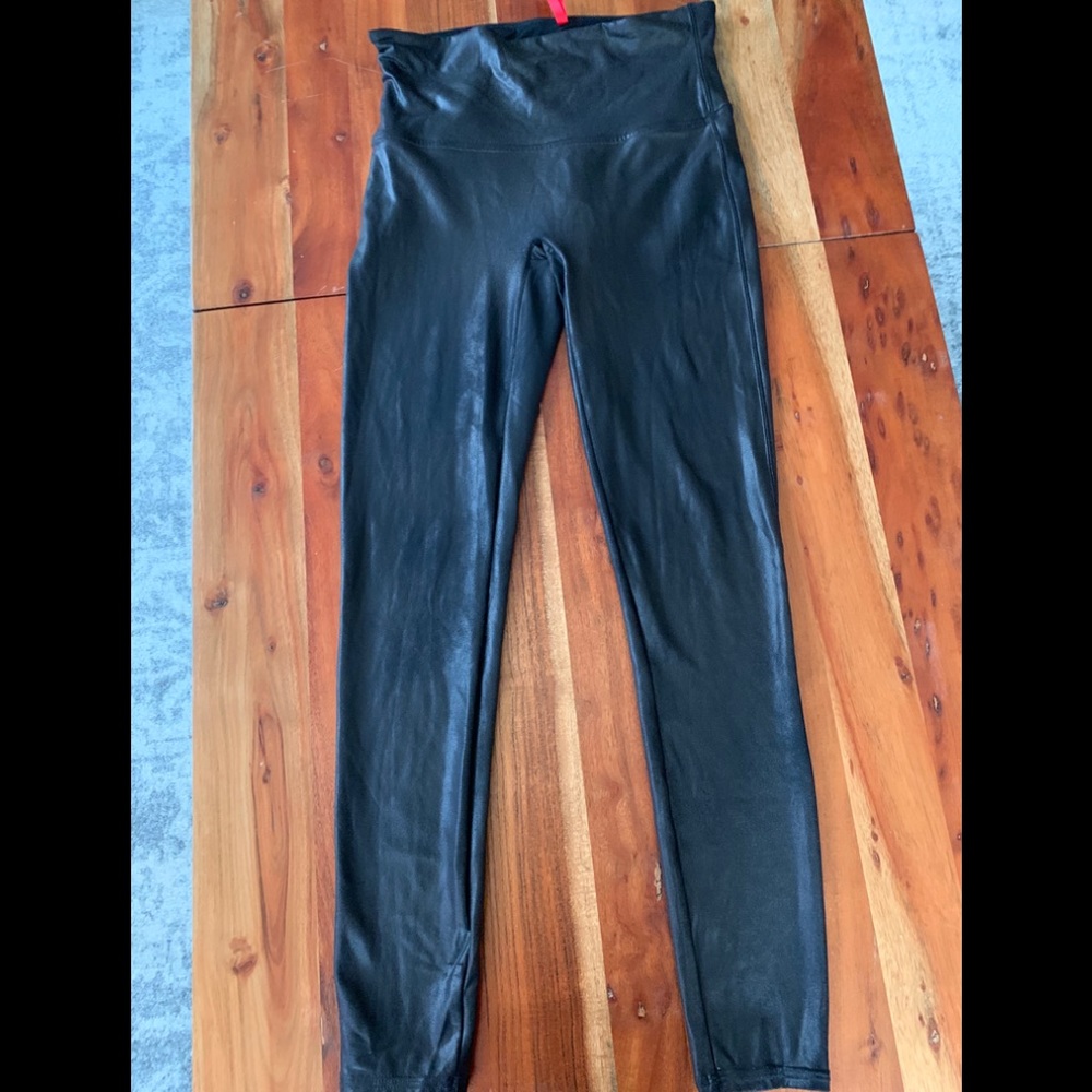 SPANX faux leather leggings